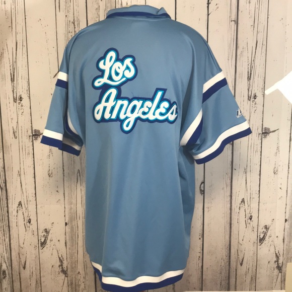 lakers button down jersey